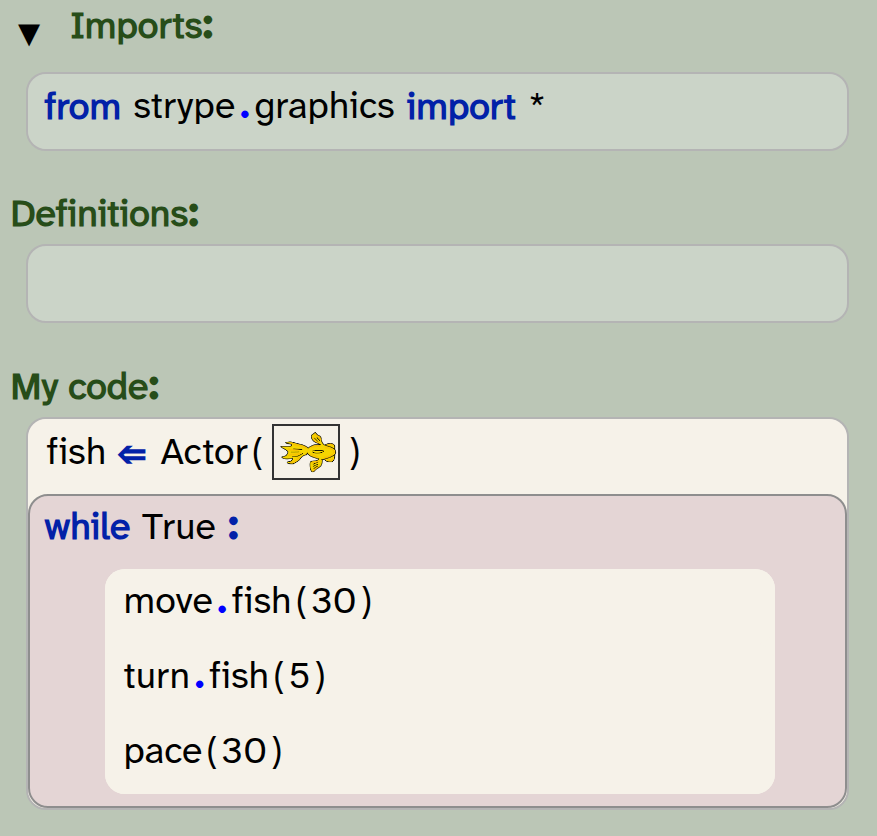 Screenshot of the code below