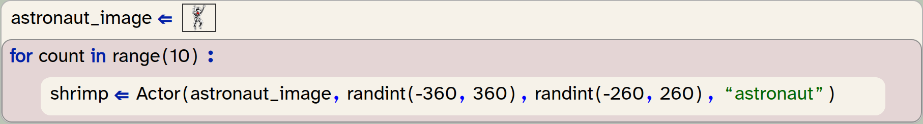 Screenshot of the code below
