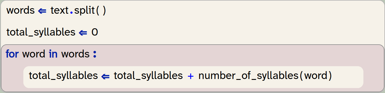 Screenshot of the code below