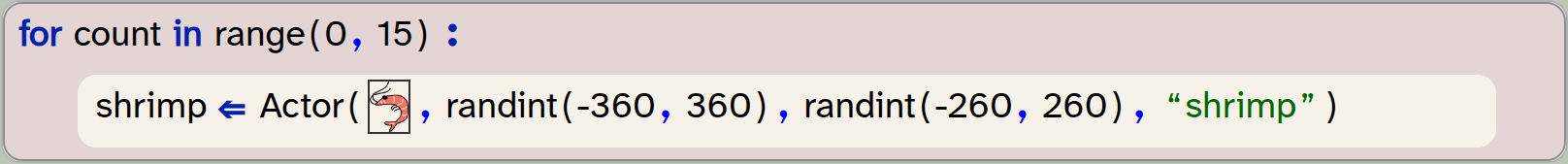 Screenshot of the code below