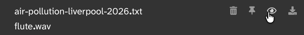 The file controls